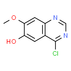 ChemSpider 2D Image | 4-Chloro-7-methoxy-6-quinazolinol | C9H7ClN2O2