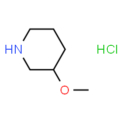 ChemSpider 2D Image | 3-Methoxypiperidine Hydrochloride | C6H14ClNO