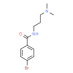 ChemSpider 2D Image | 4-Bromo-N-[3-(dimethylamino)propyl]benzamide | C12H17BrN2O