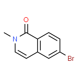 ChemSpider 2D Image | 6-Bromo-2-methyl-1(2H)-isoquinolinone | C10H8BrNO