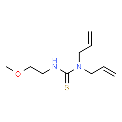 ChemSpider 2D Image | 1,1-Diallyl-3-(2-methoxyethyl)thiourea | C10H18N2OS