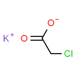 ChemSpider 2D Image | Potassium chloroacetate | C2H2ClKO2