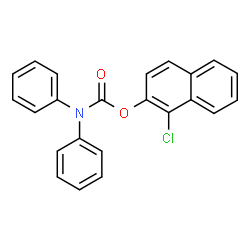 ChemSpider 2D Image | 1-Chloro-2-naphthyl diphenylcarbamate | C23H16ClNO2