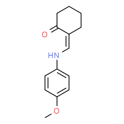 ChemSpider 2D Image | (2Z)-2-{[(4-Methoxyphenyl)amino]methylene}cyclohexanone | C14H17NO2