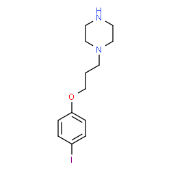 ChemSpider 2D Image | 1-[3-(4-Iodophenoxy)propyl]piperazine | C13H19IN2O