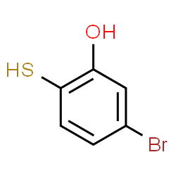 ChemSpider 2D Image | 5-Bromo-2-sulfanylphenol | C6H5BrOS