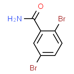 ChemSpider 2D Image | 2,5-Dibromobenzamide | C7H5Br2NO