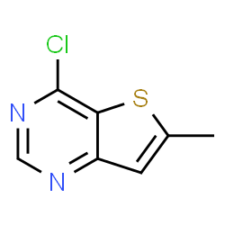 ChemSpider 2D Image | 4-Chloro-6-methylthieno[3,2-d]pyrimidine | C7H5ClN2S