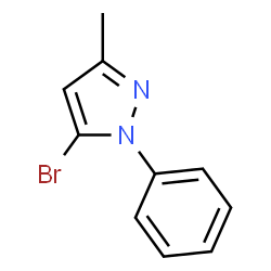 ChemSpider 2D Image | 5-Bromo-3-methyl-1-phenylpyrazole | C10H9BrN2