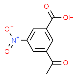 ChemSpider 2D Image | 3-Acetyl-5-nitrobenzoic acid | C9H7NO5