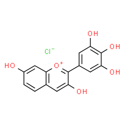 ChemSpider 2D Image | Robinetinidin | C15H11ClO6