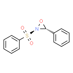ChemSpider 2D Image | (3R)-3-Phenyl-2-(phenylsulfonyl)oxaziridine | C13H11NO3S