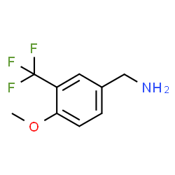 ChemSpider 2D Image | 4-Methoxy-3-(trifluoromethyl)benzylamine | C9H10F3NO