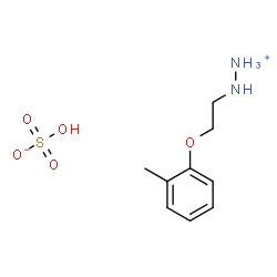 ChemSpider 2D Image | [2-(2-Methylphenoxy)ethyl]hydrazinium hydrogen sulfate | C9H16N2O5S