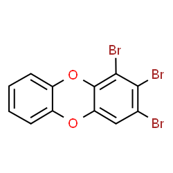 ChemSpider 2D Image | 1,2,3-Tribromooxanthrene | C12H5Br3O2