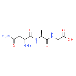 ChemSpider 2D Image | asn-ala-gly | C9H16N4O5