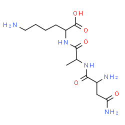 ChemSpider 2D Image | asn-ala-lys | C13H25N5O5