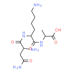 ChemSpider 2D Image | asn-lys-ala | C13H25N5O5
