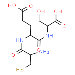 ChemSpider 2D Image | cys-glu-ser | C11H19N3O7S