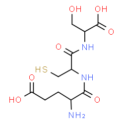 ChemSpider 2D Image | glu-cys-ser | C11H19N3O7S