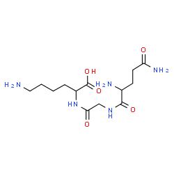 ChemSpider 2D Image | gln-gly-lys | C13H25N5O5