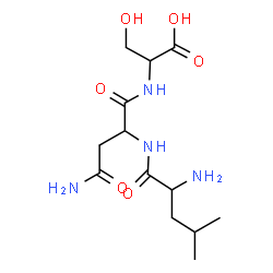 ChemSpider 2D Image | leu-asn-ser | C13H24N4O6