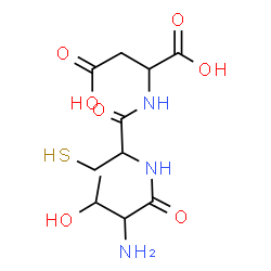 ChemSpider 2D Image | thr-cys-asp | C11H19N3O7S