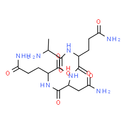 ChemSpider 2D Image | ala-gln-asn-gln | C17H29N7O8