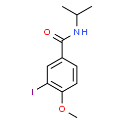 ChemSpider 2D Image | 3-Iodo-N-isopropyl-4-methoxybenzamide | C11H14INO2