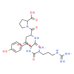 ChemSpider 2D Image | arg-tyr-asp-pro | C24H35N7O8