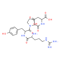ChemSpider 2D Image | arg-tyr-pro-asp | C24H35N7O8