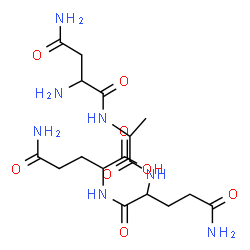 ChemSpider 2D Image | asn-ala-gln-gln | C17H29N7O8