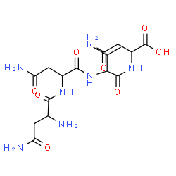 ChemSpider 2D Image | asn-asn-val-asn | C17H29N7O8