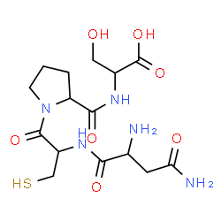 ChemSpider 2D Image | asn-cys-pro-ser | C15H25N5O7S