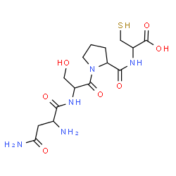 ChemSpider 2D Image | asn-ser-pro-cys | C15H25N5O7S