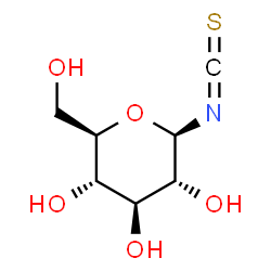 ChemSpider 2D Image | beta-D-Glucopyranosylisothiocyanate | C7H11NO5S