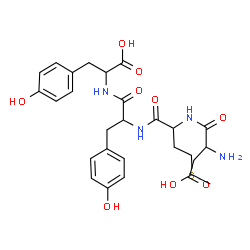 ChemSpider 2D Image | asp-met-tyr-tyr | C27H34N4O9S