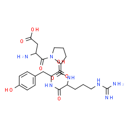 ChemSpider 2D Image | asp-pro-arg-tyr | C24H35N7O8