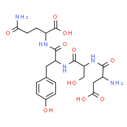 ChemSpider 2D Image | asp-ser-tyr-gln | C21H29N5O10