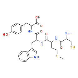 ChemSpider 2D Image | cys-met-trp-tyr | C28H35N5O6S2