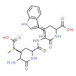ChemSpider 2D Image | glu-met-trp-asp | C25H33N5O9S
