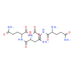 ChemSpider 2D Image | gln-ala-asn-gln | C17H29N7O8