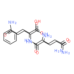 ChemSpider 2D Image | gln-gln-gln-phe | C24H35N7O8