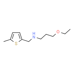 ChemSpider 2D Image | 3-Ethoxy-N-[(5-methyl-2-thienyl)methyl]-1-propanamine | C11H19NOS