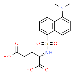 ChemSpider 2D Image | Dansyl-L-Glutamate | C17H20N2O6S