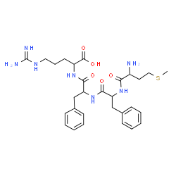 ChemSpider 2D Image | met-phe-phe-arg | C29H41N7O5S