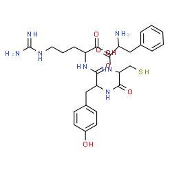 ChemSpider 2D Image | phe-cys-tyr-arg | C27H37N7O6S