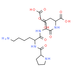 ChemSpider 2D Image | pro-lys-glu-asp | C20H33N5O9