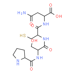ChemSpider 2D Image | pro-ser-cys-asn | C15H25N5O7S