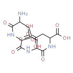 ChemSpider 2D Image | ser-ala-asp-asp | C14H22N4O10